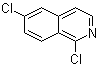 structure of CAS# 630421-73-7, 1,6-二氯异喹啉