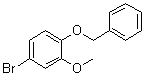 structure of CAS# 63057-72-7, 4-苄氧基-3-甲氧基溴苯