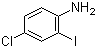 structure of CAS# 63069-48-7, 2-碘-4-氯苯胺