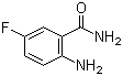 structure of CAS# 63069-49-8, 2-氨基-5-氟苯甲酰胺