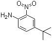 structure of CAS# 6310-19-6, 4-叔丁基-2-硝基苯胺