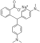 CAS # 6310-58-3, 2-[Bis[4-(dimethylamino)phenyl]methyl]benzoic acid sodium salt