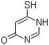CAS 登录号：6311-83-7, 6-巯基-4(1H)-嘧啶酮