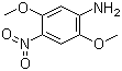 structure of CAS# 6313-37-7, 2,5-Dimethoxy-4-nitroaniline