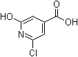 structure of CAS# 6313-51-5, 2-氯-6-羟基异烟酸