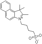 1,1,2-Trimethyl-3-(4-sulphonatobutyl)-1H-benz[e]indolium inner salt molecular structure (CAS 63149-24-6)