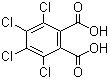 structure of CAS# 632-58-6, Tetrachlorophthalic acid