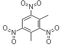 2,4-二甲基-1,3,5-三硝基苯分子结构 (CAS 632-92-8)