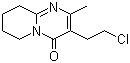 structure of CAS# 63234-80-0, 3-(2-Chloroethyl)-6,7,8,9-tetrahydro-2-methyl-4H-pyrido[1,2-a]pyrimidin-4-one