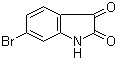 CAS 登录号：6326-79-0, 6-溴靛红, 6-溴吲哚满-2,3-二酮