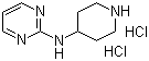 structure of CAS# 63260-58-2, Piperidin-4-yl-pyrimidin-2-yl-amine dihydrochloride