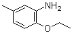 2-乙氧基-5-甲基苯胺分子结构 (CAS 6331-70-0)