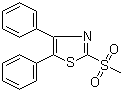 CAS # 63318-84-3, 2-(Methylsulfonyl)-4,5-diphenylthiazole