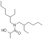 CAS 登录号：6334-12-9, N,N-二(2-乙基己基)-2-羟基丙酰胺
