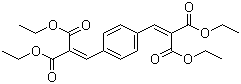 CAS # 6337-43-5, Tetraethyl 2,2'-(1,4-phenylenedimethylidyne)bismalonate, B-CAP, Hostavin B-CAP, NSC 38065, p-Phenylenebis(methylenemalonic acid) tetraethyl ester