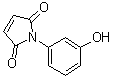 CAS # 63381-38-4, 1-(3-Hydroxyphenyl)-1H-pyrrole-2,5-dione, N-(3-Hydroxyphenyl)maleimide, N-(m-Hydroxyphenyl)maleimide, m-Maleimidophenol