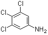 structure of CAS# 634-91-3, 3,4,5-Trichloroaniline