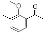 structure of CAS# 6342-75-2, 2'-Methoxy-3'-methylacetophenone