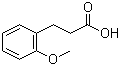 structure of CAS# 6342-77-4, 3-(2-甲氧基苯基)丙酸