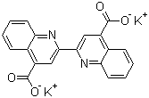 CAS 登录号：63451-34-3, [2,2'-联喹啉]-4,4'-二羧酸钾盐