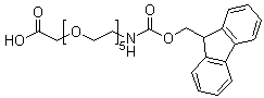 structure of CAS# 635287-26-2, 5,8,11,14,17-五氧杂-2-氮杂十九烷二酸 1-芴甲基酯