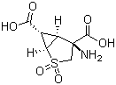 structure of CAS# 635318-11-5, (1R,4S,5S,6S)-4-氨基-2-硫杂双环[3.1.0]己烷-4,6-二甲酸 2,2-二氧化物