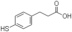 structure of CAS# 63545-55-1, 4-Mercaptohydrocinnamic acid