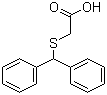 structure of CAS# 63547-22-8, 2-[(Diphenylmethyl)thio]acetic acid