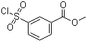 structure of CAS# 63555-50-0, Methyl 3-(chlorosulfonyl)benzoate