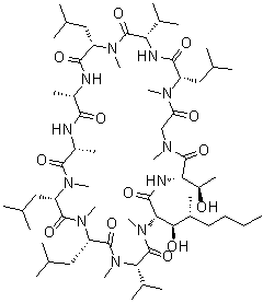 CAS 登录号：63556-15-0, 二氢环孢素 C