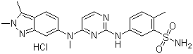 structure of CAS# 635702-64-6, 盐酸帕唑帕尼