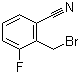 structure of CAS# 635723-84-1, 2-溴甲基-3-氟苯甲腈