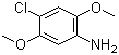 structure of CAS# 6358-64-1, 4-氯-2,5-二甲氧基苯胺