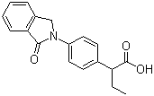 CAS 登录号：63610-08-2, 吲哚布芬, 4-(1,3-二氢-1-氧代-(2H)-异吲哚-2-基)-alpha-乙基苯乙酸