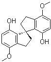 CAS 登录号：636601-30-4, (1S)-2,2',3,3'-四氢-4,4'-二甲氧基-1,1'-螺双[1H-茚]-7,7'-二醇