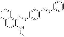 CAS # 6368-72-5, Sudan Red 7B, (Phenylazo-4-phenylazo)-1-ethylamino-2-naphthalene, C.I. 26050, Ceres Red 7B, Fat Red 7B, Fat red bluish, Hexatype Carmine B
