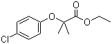 CAS 登录号：637-07-0, 氯贝特, 氯苯丁酯, 对氯苯氧异丁酸乙酯