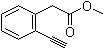 2-乙炔基苯乙酸甲酯分子结构 (CAS 637348-19-7)