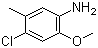 CAS # 6376-14-3, 4-Chloro-2-methoxy-5-methylaniline, 4-Chloro-5-methyl-o-anisidine