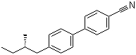 structure of CAS# 63799-11-1, (S)-4'-(2-Methylbutyl)[1,1'-biphenyl]-4-carbonitrile