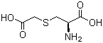 structure of CAS# 638-23-3, S-羧甲基-L-半胱氨酸