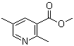 structure of CAS# 63820-72-4, 2,5-二甲基-3-吡啶羧酸甲酯