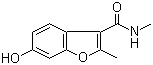 structure of CAS# 638217-08-0, 6-羟基-N,2-二甲基苯并呋喃-3-甲酰胺
