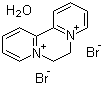 CAS 登录号：6385-62-2, 敌草快, 1,1'-乙撑-2,2'-联吡啶二溴盐(一水物)