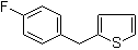 structure of CAS# 63877-96-3, 2-(4-氟苄基)噻吩