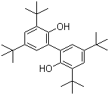structure of CAS# 6390-69-8, 3,3',5,5'-Tetra-tert-butyl-2,2'-biphenyldiol