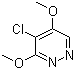 structure of CAS# 63910-48-5, 4-氯-3,5-二甲氧基哒嗪