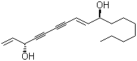 CAS 登录号：63910-76-9, Panaxydiol, 1,8-十七碳二烯-4,6-二炔-3,10-二醇