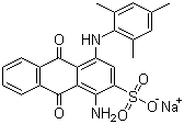 CAS 登录号：6397-02-0, 酸性蓝 129, 1-氨基-4-(2,4,6-三甲基苯胺基)蒽醌-2-磺酸钠