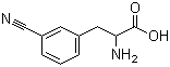 structure of CAS# 63999-80-4, 3-氰基苯丙氨酸